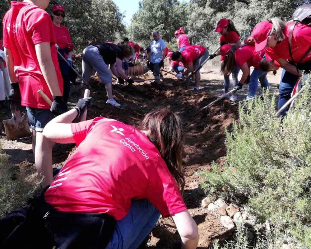 Limpieza de ríos voluntariado Cepsa