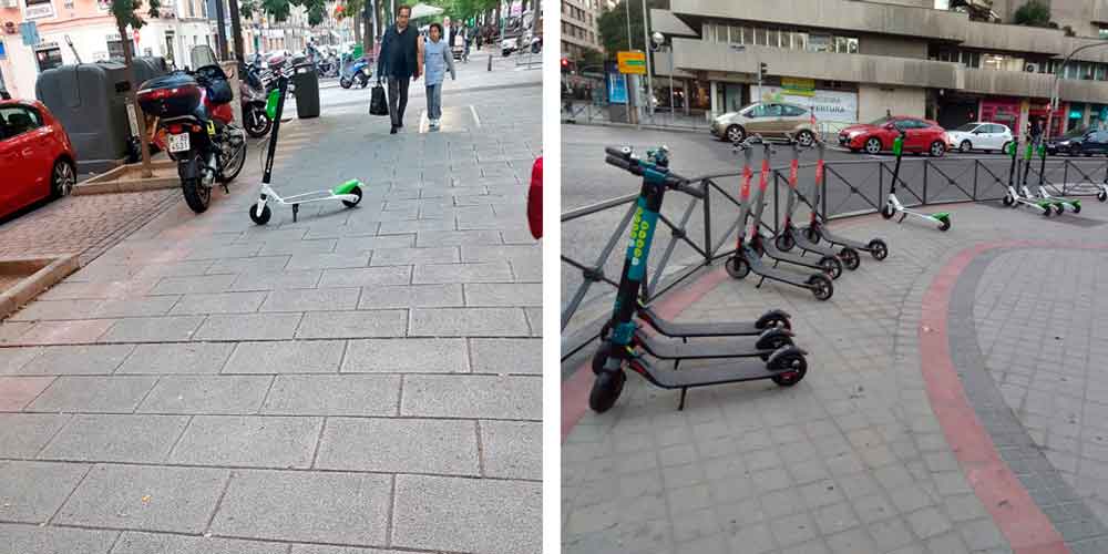 Patinetes eléctricos en Madrid